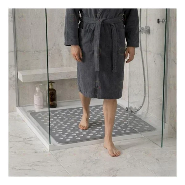 Main Shop Main Shop Kare Vantuzlu Banyo Ve Duş Kaydırmazı, Küvet Içi Duşakabin Kaydırmaz Vantuzlu Banyo Paspası 54x54cm M-149 - Görsel 3