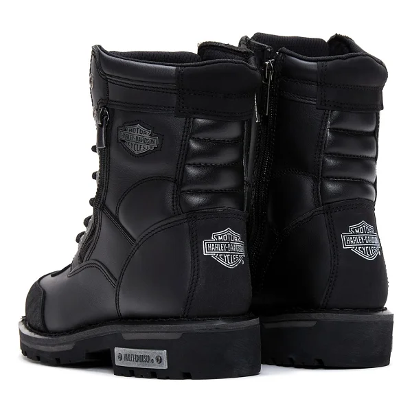 Harley Davidson Riddick 025m100552-B14-09 Siyah Erkek Deri Bot - Görsel 7