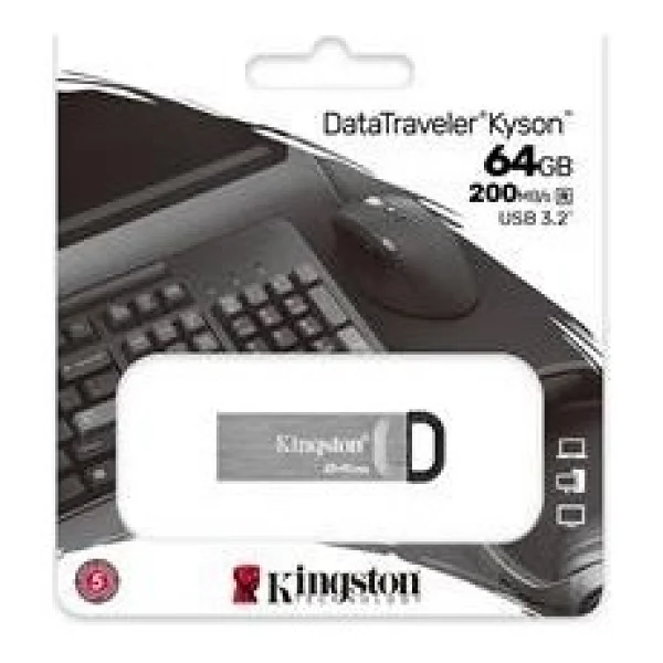 Kingston Datatraveler Kyson Dtkn/64gb 64 GB Flash Bellek - Görsel 4