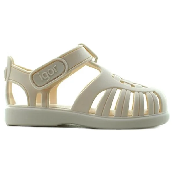 Igor Tobby Solid S10271-079 Krem Çocuk Sandalet - Görsel 7