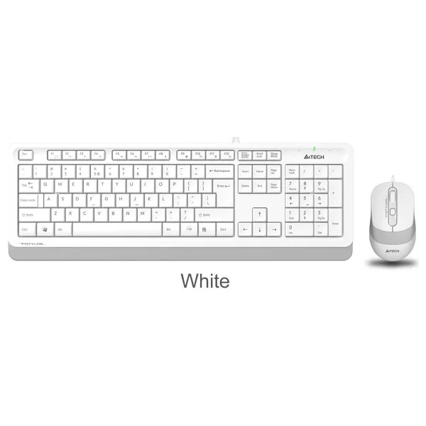 A4 Tech F1010 Beyaz Kablolu Klavye Mouse Seti - Görsel 10