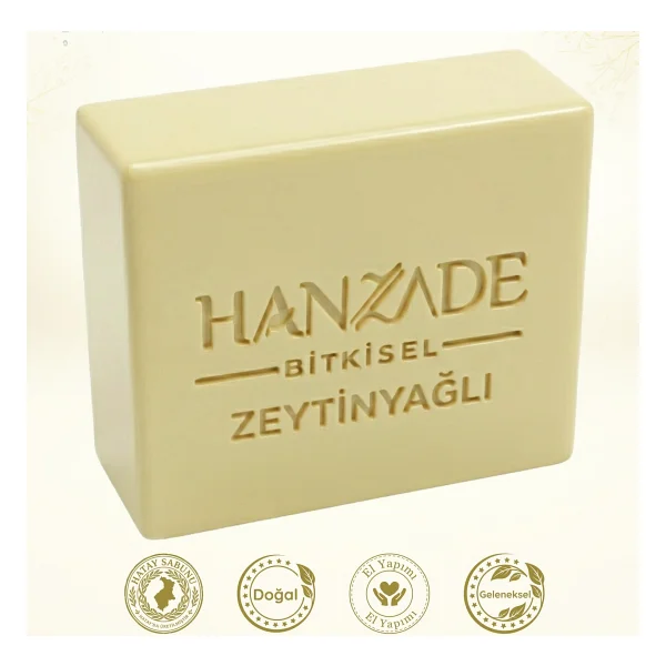 Hanzade Bitkisel Doğal El Yapımı Hatay Zeytinyağlı Sabun 5 Kg - Görsel 4