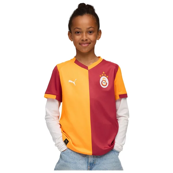 Puma 779818-01 2025/2026 İç Saha Parçalı Çocuk Galatasaray Forması - Görsel 10