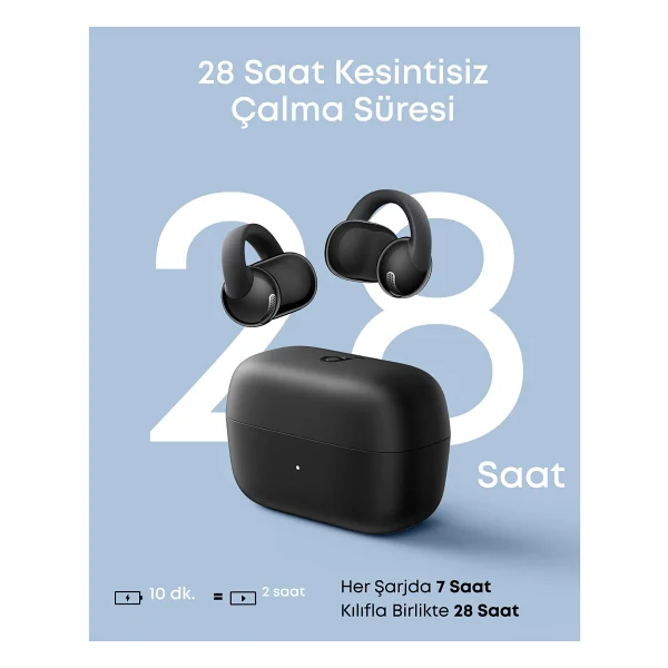 Anker Soundcore C50i TWS Siyah Open Ear Bluetooth Kulaklık - Görsel 3