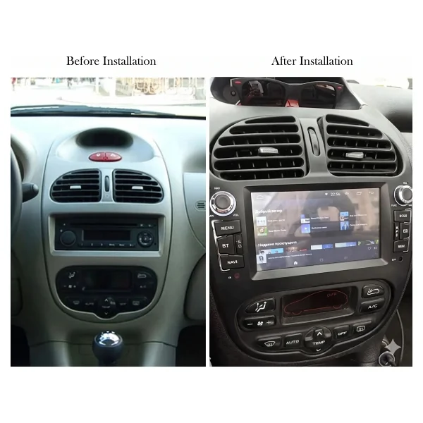 Kingwin 7.0 Inç Peugeot 206 / 207 Uyumlu Android Auto Carplay 64gb 1027 Multimedya Oem I Arka Kamera Hediye - Görsel 3