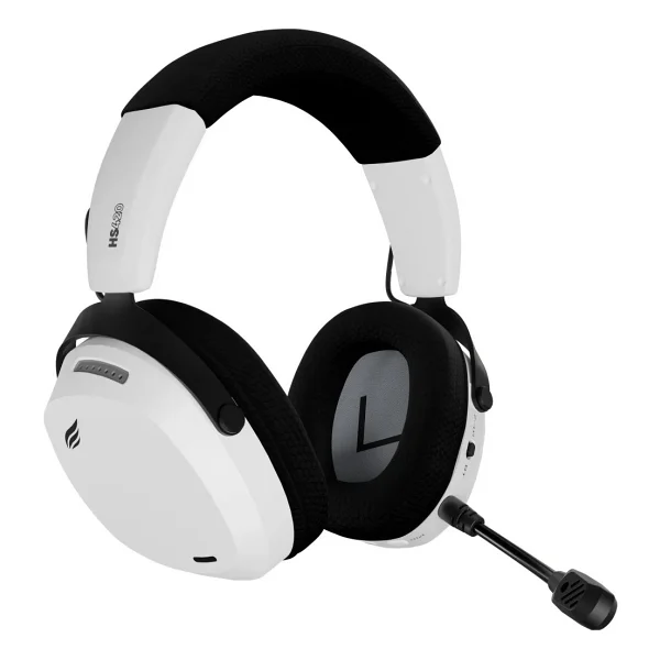 Hawk Hs420 Beyaz 7.1 Type-C Kablolu/Kablosuz Kulak Üstü Oyuncu Kulaklığı - Görsel 3