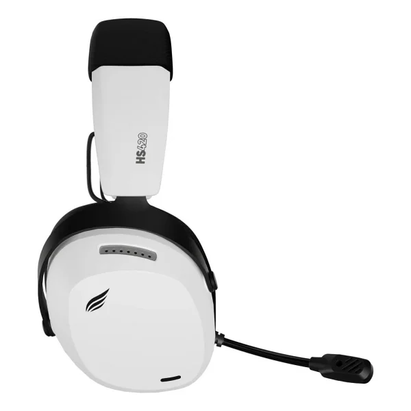 Hawk Hs420 Beyaz 7.1 Type-C Kablolu/Kablosuz Kulak Üstü Oyuncu Kulaklığı - Görsel 4