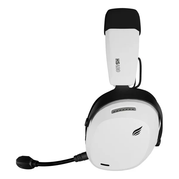 Hawk Hs420 Beyaz 7.1 Type-C Kablolu/Kablosuz Kulak Üstü Oyuncu Kulaklığı - Görsel 5