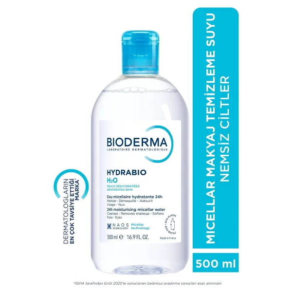 Bioderma Hydrabio H2o Micellar 500 Ml Yüz Temizleme Suyu - Görsel 4