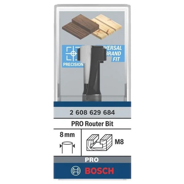 Bosch Pro 13.5x8.6 Mm Ahşap T Oluk Açma Freze Ucu 2608629684 - Görsel 2