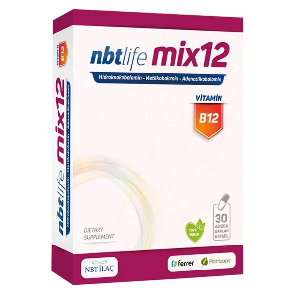 Nbt Life Mix12 Vitamin B12 30 Kapsül - Görsel 7