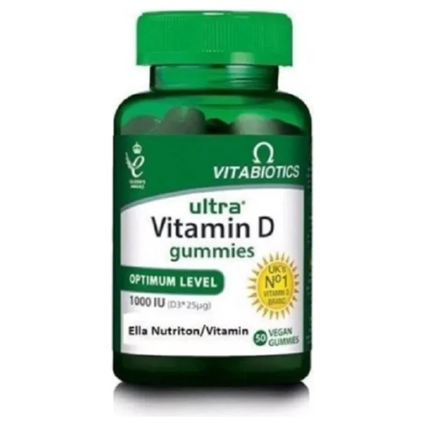 Vitabiotics Ultra Vitamin D Gummies 1000 IU 50 Kapsül - Görsel 8