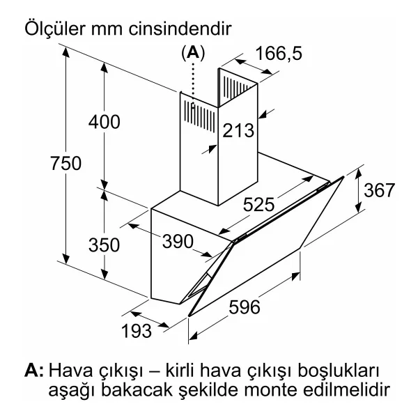 Siemens İq300 Lc66kpj60t Siyah Duvar Tipi Ankastre Davlumbaz - Görsel 10