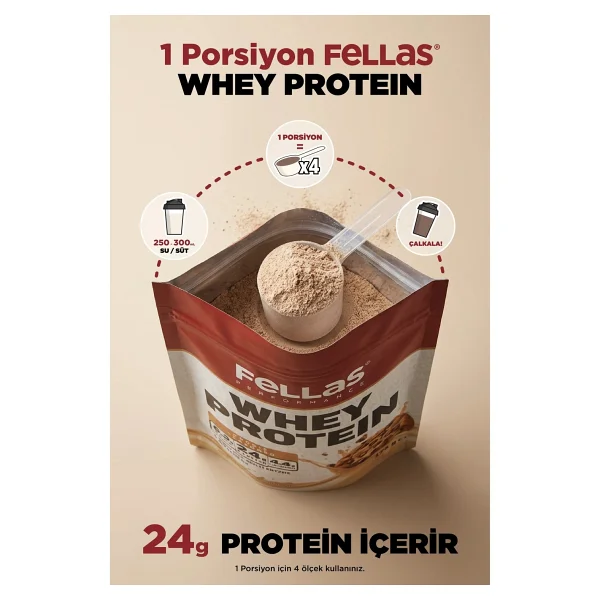Fellas Performance 525 Gr 2 Adet Whey Protein Tozu - Görsel 3