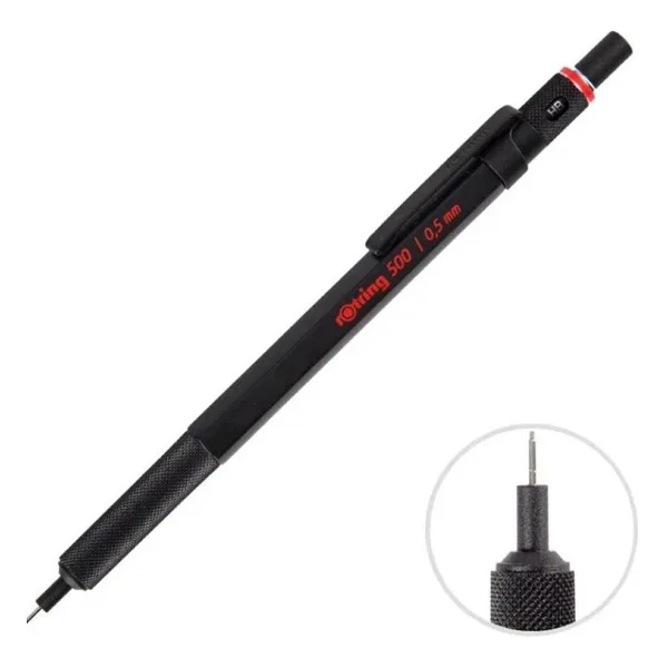 Rotring 500 Siyah 0.5 Mm Versatil Uçlu Kalem - Görsel 9