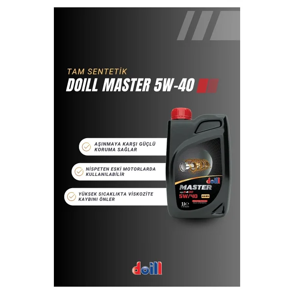Doill Master 5w-40 A3/B4 1 Lt Motor Yağı - 2026 - Görsel 2