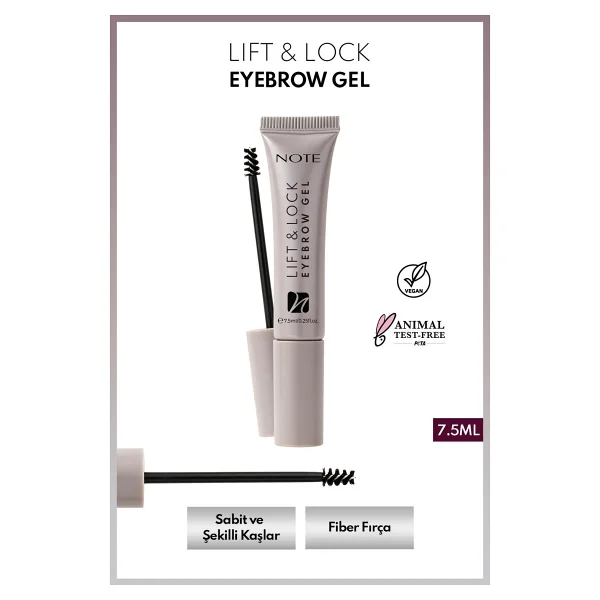 Note Lift & Lock Şeffaf Kaş Sabitleyici Jel - Görsel 8
