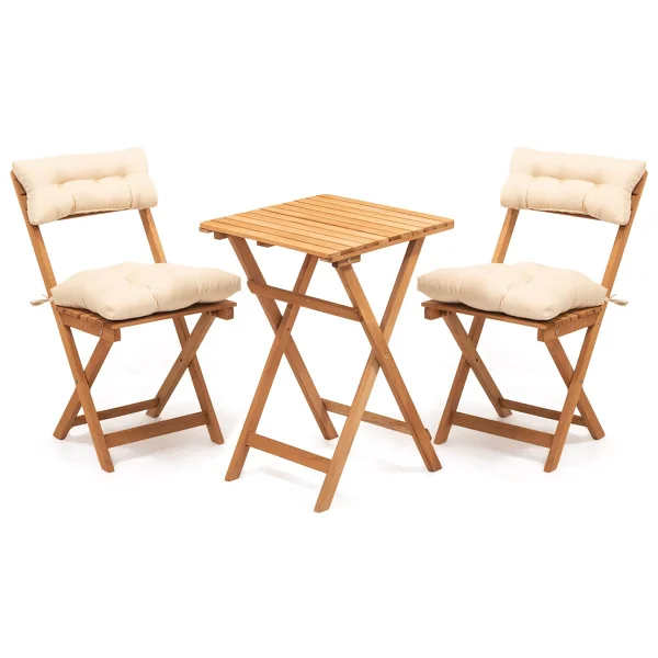 Meya Dekor Bistro 50x50 Cm 2+1 Minderli Bahçe & Balkon Takımı - Görsel 7