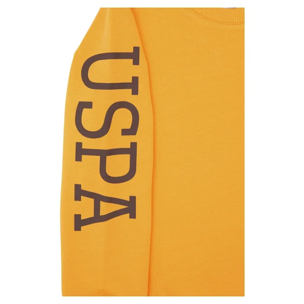 U.S. Polo Assn 50313831-Vr244 Sarı Çocuk Sweatshirt - Görsel 5
