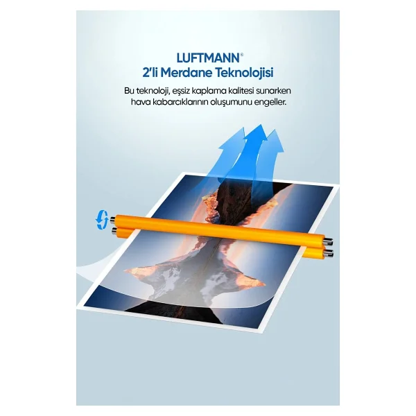 Luftmann 230 L A4 Laminasyon Makinesi Ve 40 Adet Laminasyon Filmi - Görsel 5