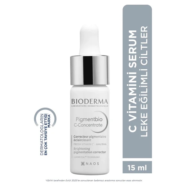 Bioderma Serum - Tüm Cilt Tipleri İçin Leke Karşıtı Ve Aydınlatıcı, C Vitamini, E Vitamini, Aha Ve Bha İçeren, 15 Ml - Görsel 10