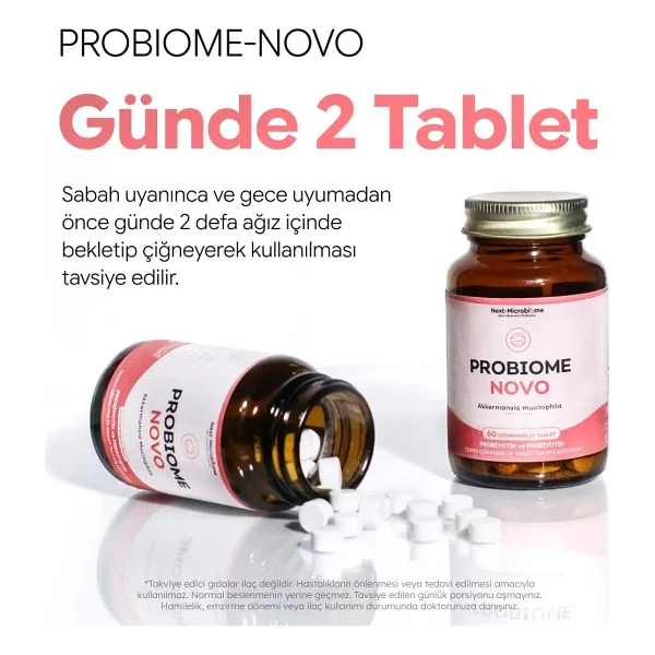 Next Microbiome Probiome-Novo Akkermansia Muciniphila 60 Tablet - Görsel 8