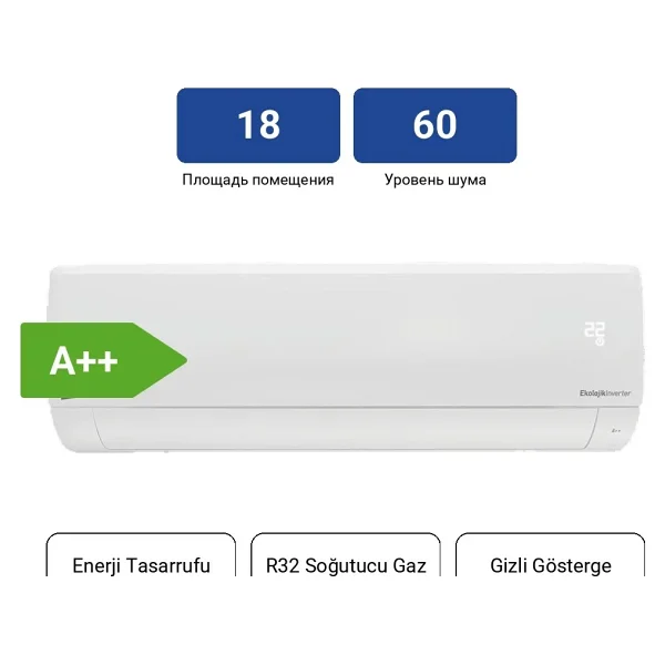 Beko Ekolojik Inverter Klima 18000 Btu A++ Enerji Sınıfı Split Duvar Tipi Sessiz Çalışma - Görsel 4