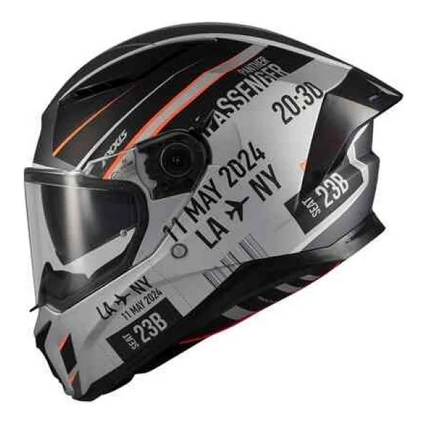 Axxis Axxıs Panther Sv Passenger A1 Matt Black Grey - Siyah - Görsel 7