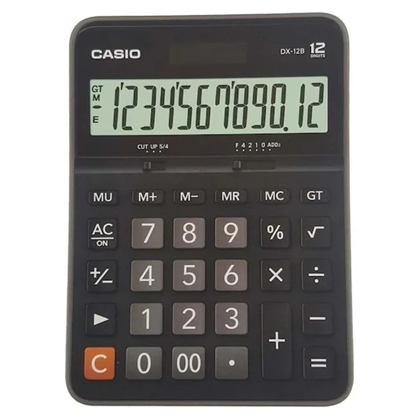 Casio Dx-12b 12 Haneli Masaüstü Hesap Makinesi - Görsel 2