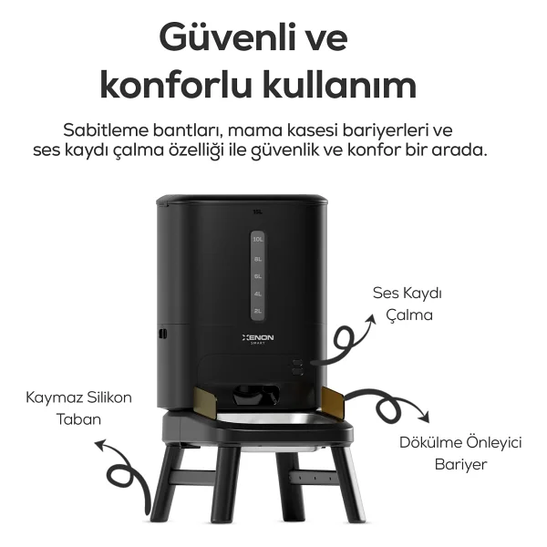 Xenon Smart X8630 15 Lt Akıllı Köpek Mama Kabı - Görsel 10