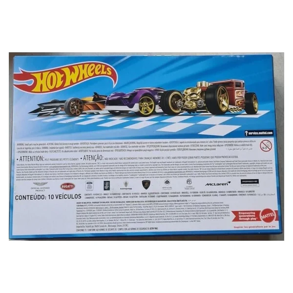 Hot Wheels European Race Cars 10'lu Araba Seti Hym96 - Görsel 5
