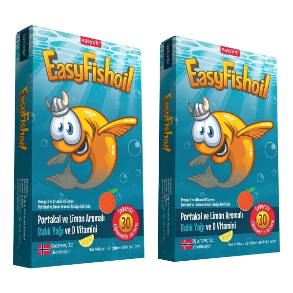 Easyvit Easyfishoil Omega 3 30 Tablet 2'li - Görsel 6