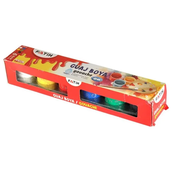 Fatih 25 Ml 6 Renk Guaj Boya - Görsel 2
