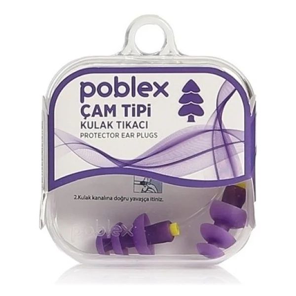 Poblex Çam Tipi Büyük Boy (L) Kulak Tıkacı - Görsel 10