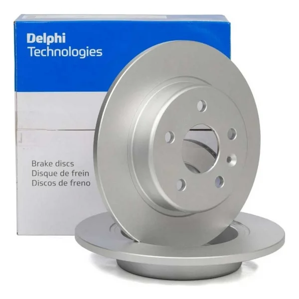 Toyota Corolla Arka Fren Diski 2007-2012 Delphi Takım 2 Adet 259mm - Görsel 2