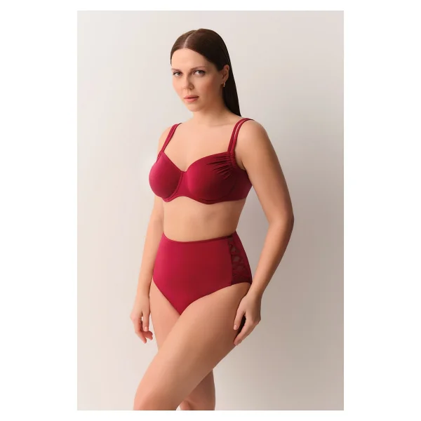 Suwen Yüksek Bel Yanı Biyeli Bikini Alt - Görsel 2