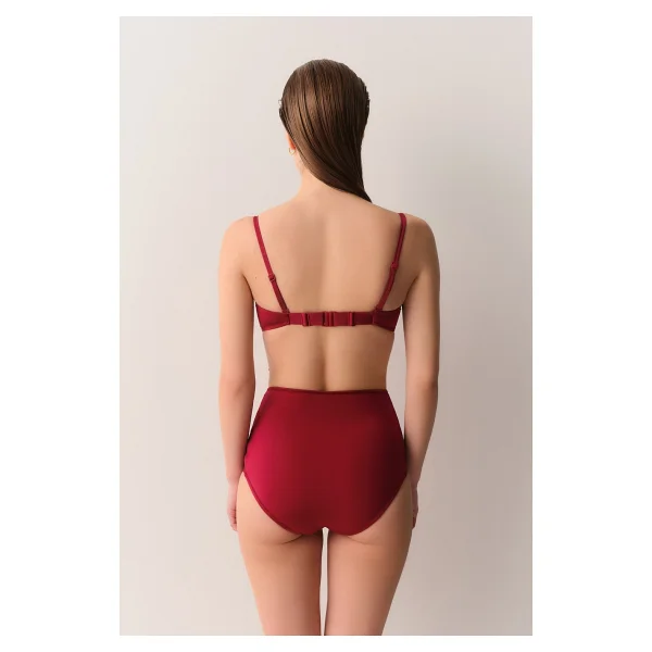 Suwen Yüksek Bel Yanı Biyeli Bikini Alt - Görsel 4