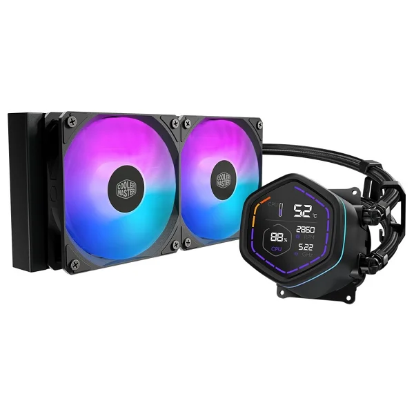 Cooler Master Masterliquid Core Nex Digital Argb Mlx-D24m-A18pa-Rd 240 Mm İşlemci Sıvı Soğutucu - Görsel 2