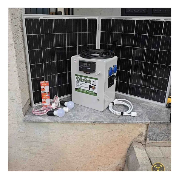 Dürüst 800 Watt Güneş Enerjili Taşınabilir Solar Televizyon Ve Aydınlatma Paketi Portatif - Görsel 6