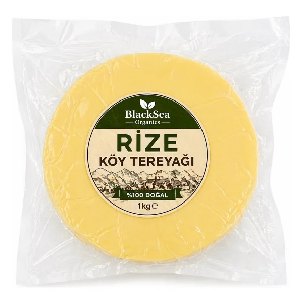 Rize Köy Tereyağı 1 Kg - Doğal Yayık Tereyağı Katkısız Blacksea Organics - Görsel 6