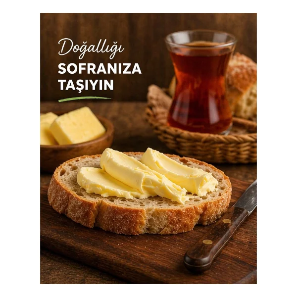 Rize Köy Tereyağı 1 Kg - Doğal Yayık Tereyağı Katkısız Blacksea Organics - Görsel 4