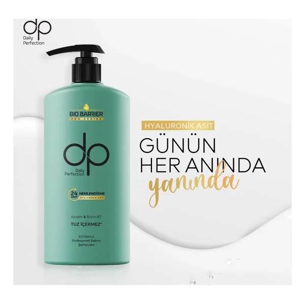 Dp Daily Perfection Bio Barrier Nemlendirici Tuzsuz Şampuan 500 Ml - Görsel 3