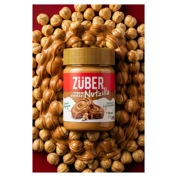 Züber Nutzilla Fındık Kreması 315g X 3 Adet (Yeni) - 945 Gr - Görsel 2