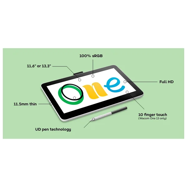 Wacom One 12 Dtc121w0b Grafik Tablet - Görsel 3