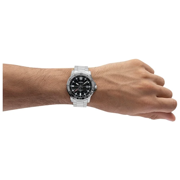 Casio Standart Mtp-Vd01d-1cvudf Çelik Kordon Siyah-Beyaz Erkek Kol Saati - Görsel 6