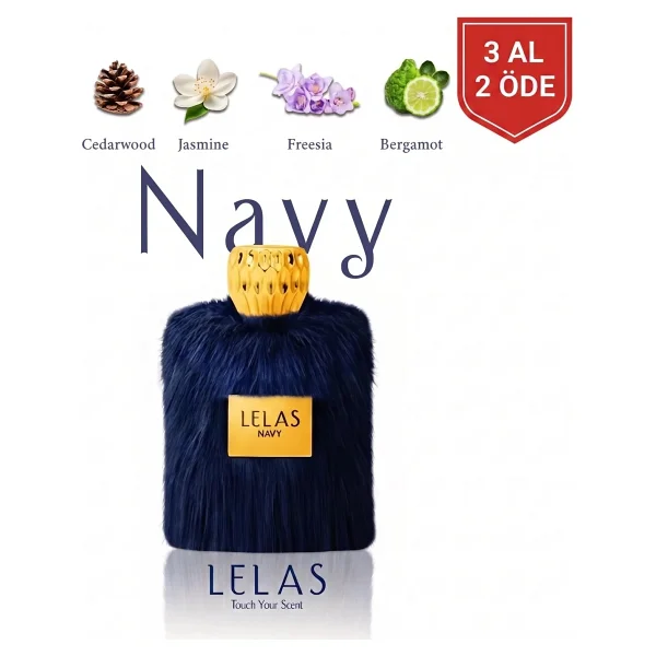 Lelas 1447 Navy Edp 100 Ml Parfüm - Görsel 8