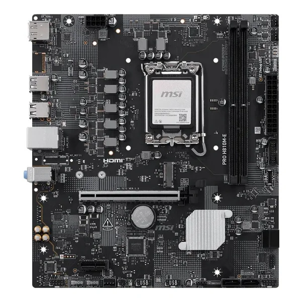 MSI Pro H810M-E Intel LGA1851 DDR5 Micro ATX Anakart - Görsel 2