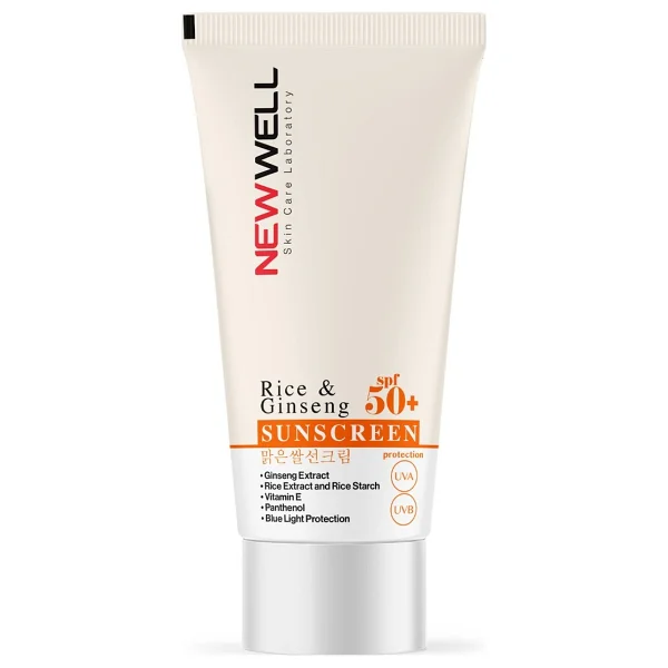 New Well Rice & Ginseng 50 Ml 3 Adet 50 Faktör Güneş Kremi - Görsel 6