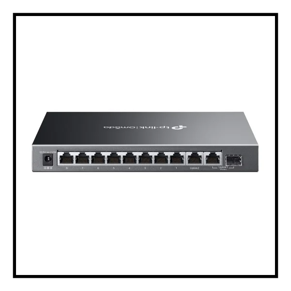 Tp-Link Omada Es210gmp 10 Port 10/100/1000 Mbps Yönetilebilir Gigabit Poe Switch - Görsel 2