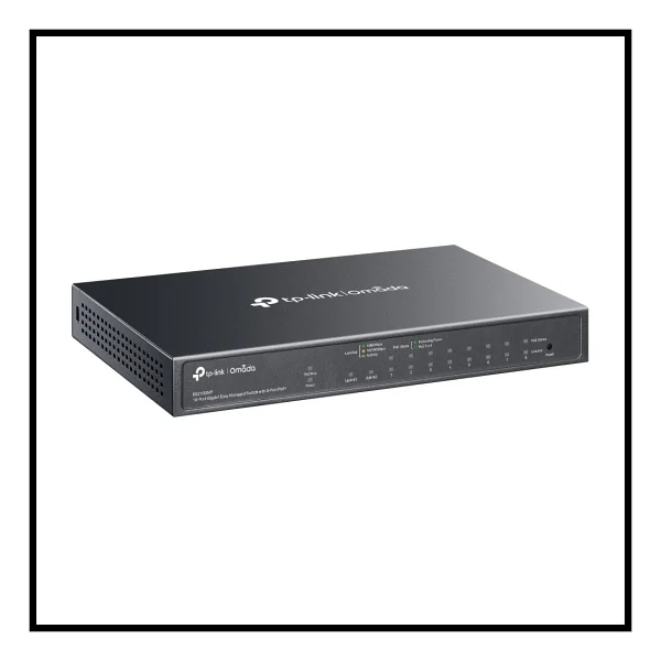 Tp-Link Omada Es210gmp 10 Port 10/100/1000 Mbps Yönetilebilir Gigabit Poe Switch - Görsel 3